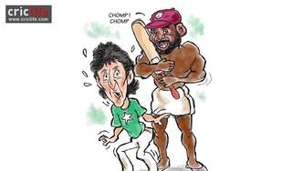 When Viv Richards scared the hell out of Wasim Akram!