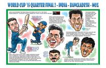 ICC Cricket World Cup 2015: India vs Bangladesh, second quarter-final in Melbourne in caricatures