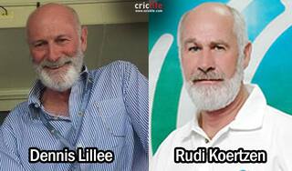 Dennis Lillee and Rudi Koertzen