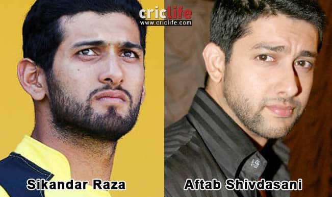 Sikandar Raza and Aftab Shivdasani