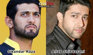 Sikandar Raza and Aftab Shivdasani
