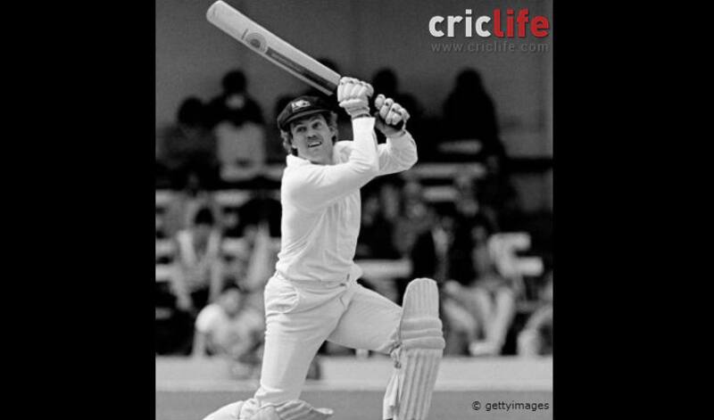 Trevor Chappell plays an uppish stroke en route to his hundred