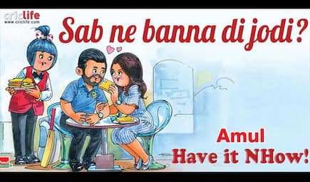 Amul takes a stand on Virat Kohli and Anushka Sharma saga