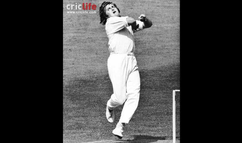 Gary Gilmour bowls during the 1975 World Cup
