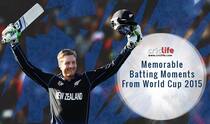 ICC Cricket World Cup 2015: 21 most memorable batting moments