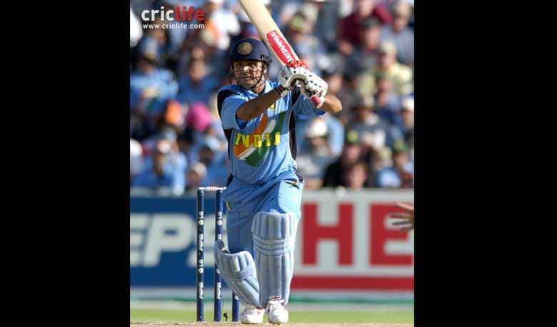 Virender Sehwag smacks another one to the fence