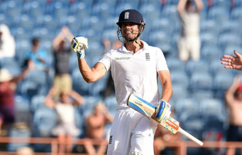 Alastair Cook two half-centuries in the Test match against West indies © Getty Images