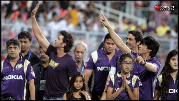 Hrithik Roshan in KKR jersey © Getty Images