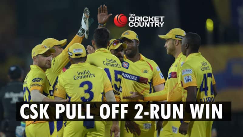 CSK, by the virtue of this victory, reached No 1. position of the points table &Acirc;&copy; IANS
