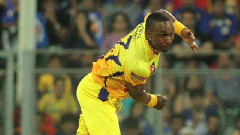 Dwayne Bravo bowled the first three balls of the final over without conceding a run &copy; IANS