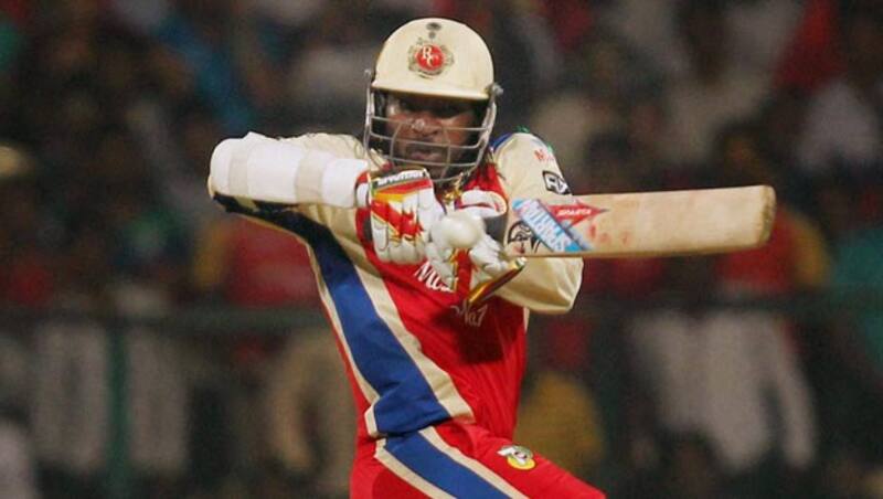 Chris Gayle hit three fours and six during his stay the crease &copy; PTI (File Photo)