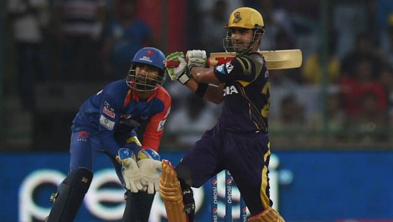 Gautam Gambhir in action for KKR © PTI