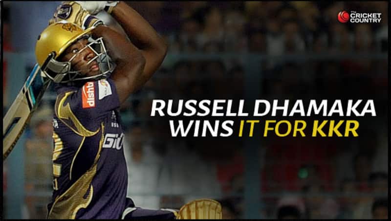Andre Russell hit his maiden IPL fifty against KXIP © IANS (File Photo)