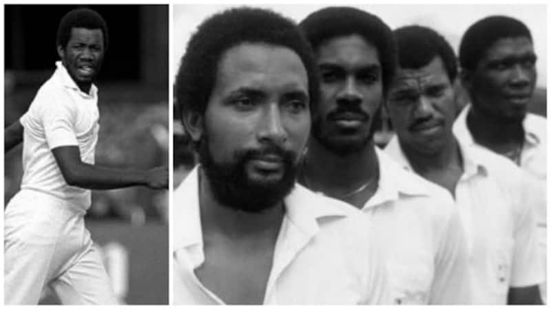 From left: Malcolm Marshall, Andy Roberts, Michael Holding, Colin Croft, Joel Garner &copy; Getty Images