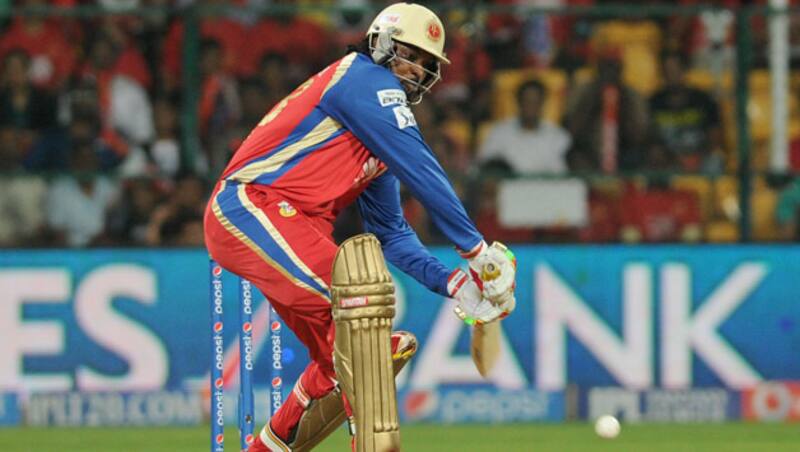 Chris Gayle's blitz helped Royal Challengers Bangalore to win their inaugural game in IPL 2015 © IANS