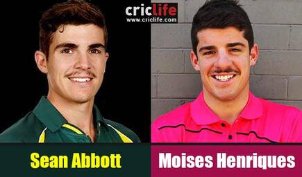 Sean Abbott and Moises Henriques