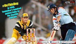 When a Sachin Tendulkar blitzkrieg saw India lift the Coca-Cola Cup in Sharjah Cup!