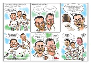 Michael Clarke sledges Sachin Tendulkar; Virender Sehwag takes offense