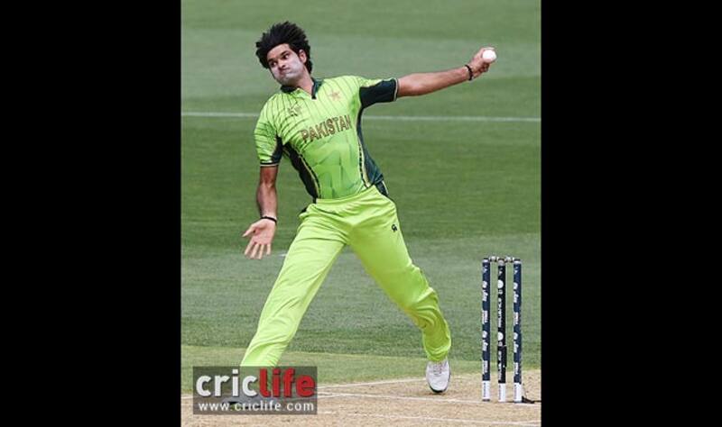 Mohammad Irfan bowled with pace and accuracy to help Pakistan to their first win in the tournament