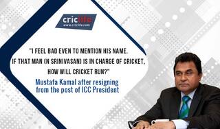 Denied the honour of handing over the ICC World Cup 2015 winners’ trophy, Mustafa Kamal resigns as ICC President