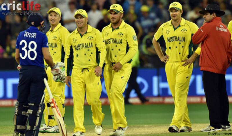 A disappointed James Taylor argues with the Australian players and the umpire Aleem Dar
