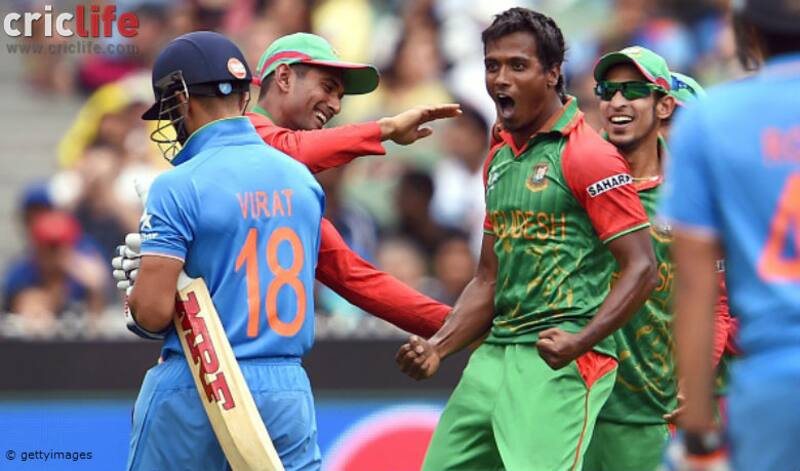 Rubel Hossain gives his piece of mind to Virat Kohli