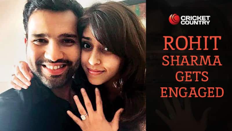 Rohit Sharma and Ritika Sajdeh have known each other for six years. Picture Courtesy - DNA Photo.
