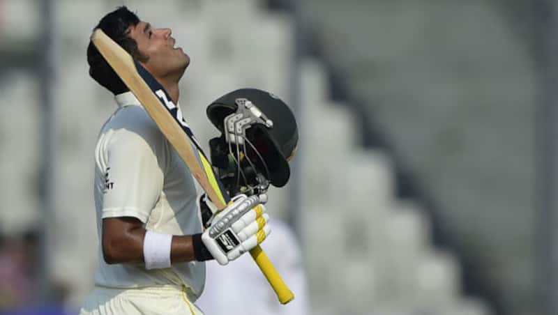 Azhar Ali was unbeaten on a score of 127 at the end of the opening day &copy; AFP