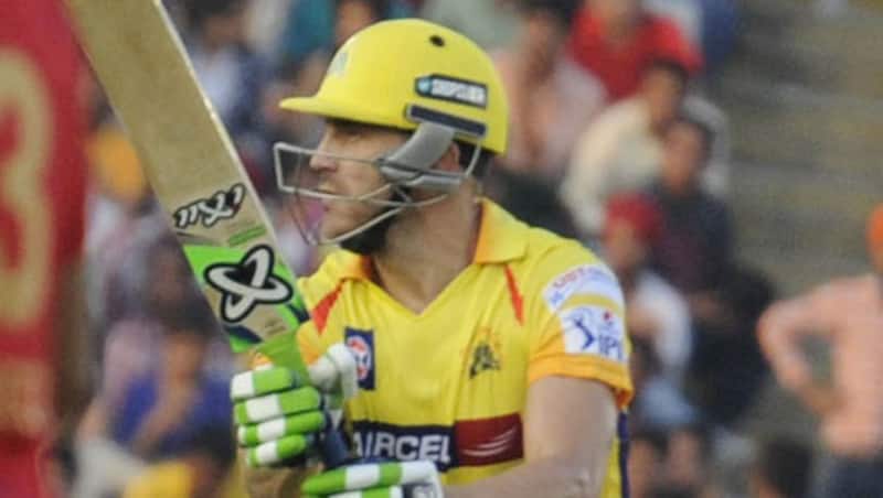 Faf du Plessis (above) said that it has been a pleasure to play under the leadership of MS Dhoni &Acirc;&copy; IANS