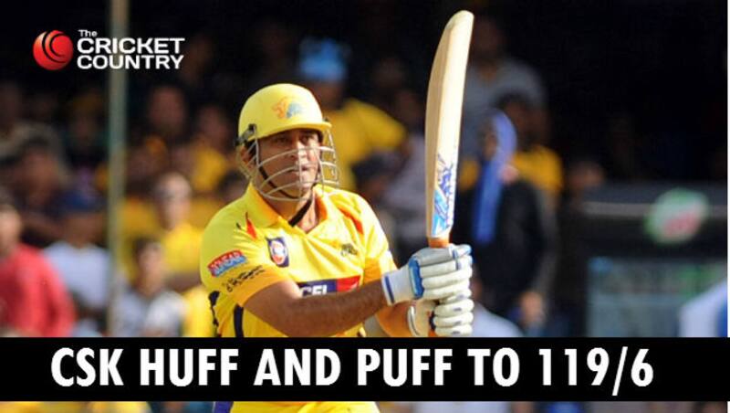 MS Dhoni was the second-highest scorer with 27 © IANS