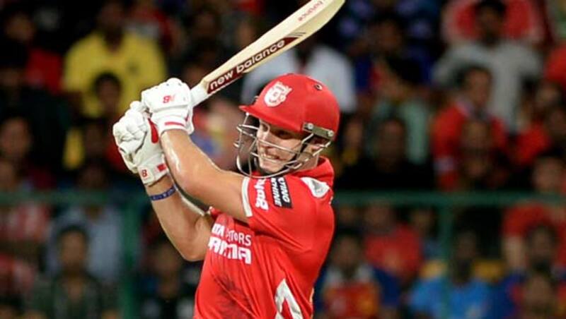 KXIP's David Miller scored an 11-ball 27 during the match against KKR at Kolkata &copy; IANS