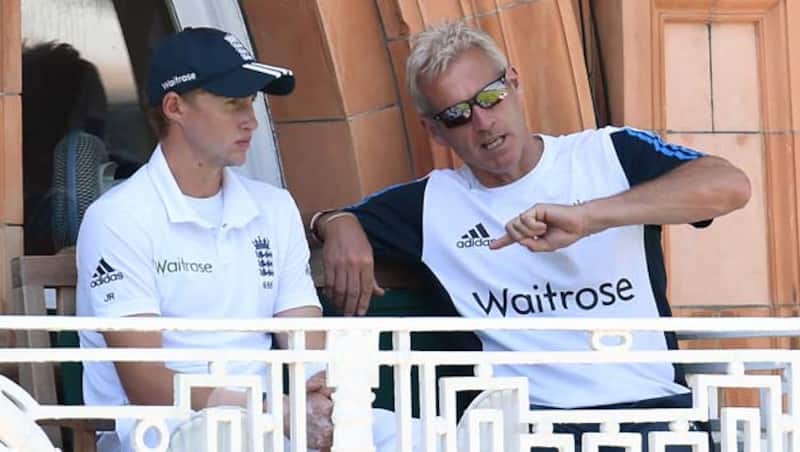 Joe Root (Left) had an excellent relationship with recently sacked England coach Peter Moores &Acirc;&copy; Getty Images