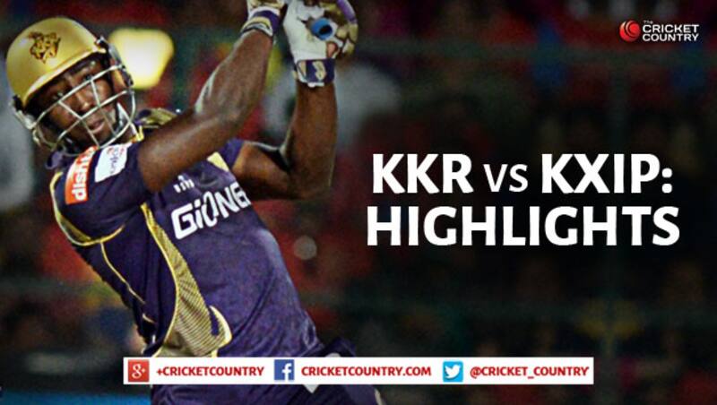 Kolkata Knight Riders vs Kings XI Punjab, IPL 2015 Match 44: Glenn Maxwell show, rampant Andre Russell and other highlights