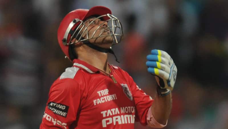 Virender Sehwag only managed to score two runs off five balls &Acirc;&copy; IANS