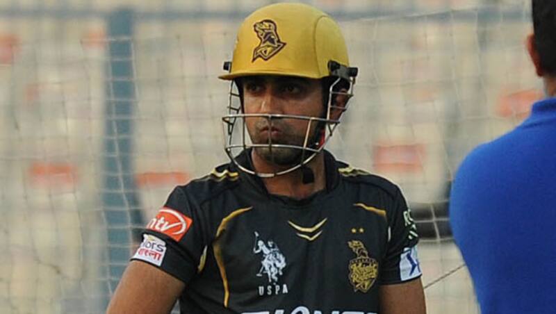 Kolkata Knight Riders (KKR) skipper Gautam Gambhir contributed with 31 runs off 23 balls &copy; IANS (File Photo)