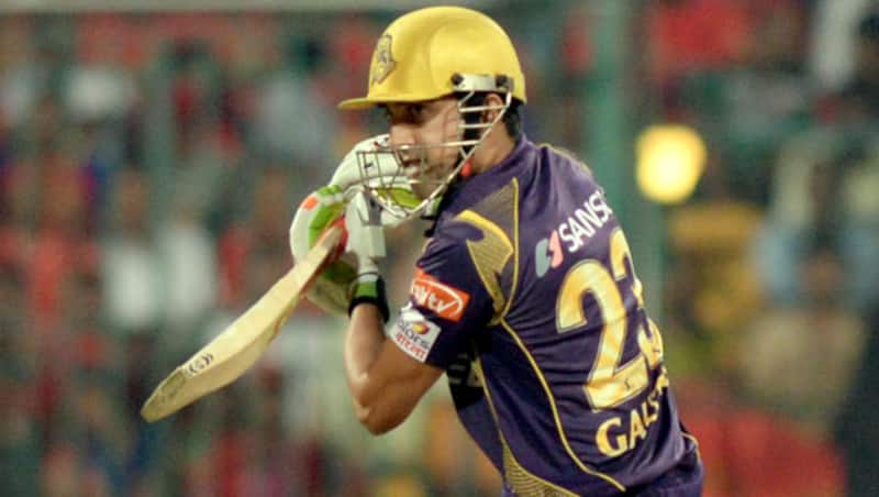 Gautam Gambhir (above) was dismissed for 24 by spinner, Gurkeerat Singh after being caught by Murali Vijay at long on &copy; IANS