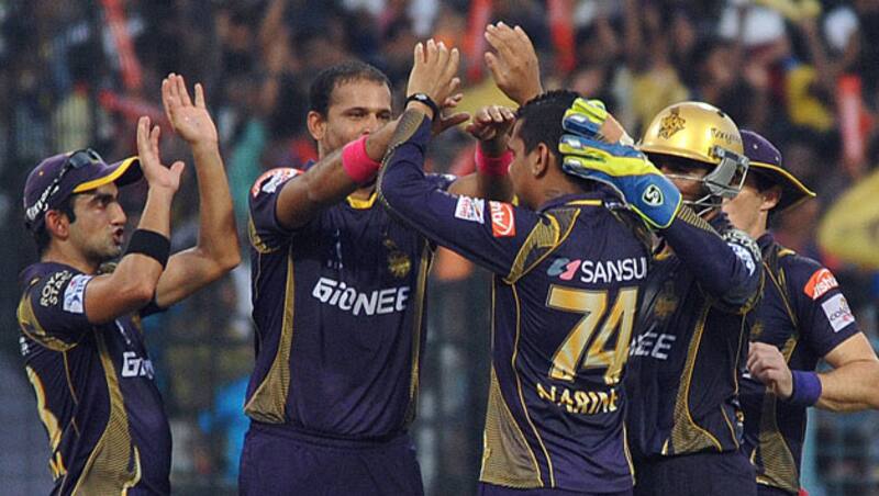 KKR (above) playing their battery of four tweakers, it could mean that MI would have a tough task &Acirc;&copy; IANS