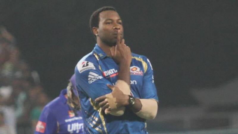 Hardik Pandya paid encomiums to fellow all-rounder Kieron Pollard (above) for bowling a match-winning last over &Acirc;&copy; IANS (File Photo)