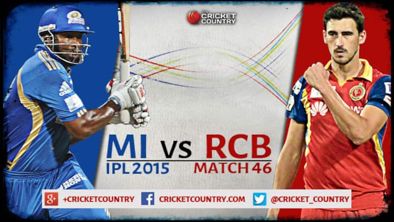 Mumbai and RCB are still on race for a place in playoffs &Acirc;&copy; IANS