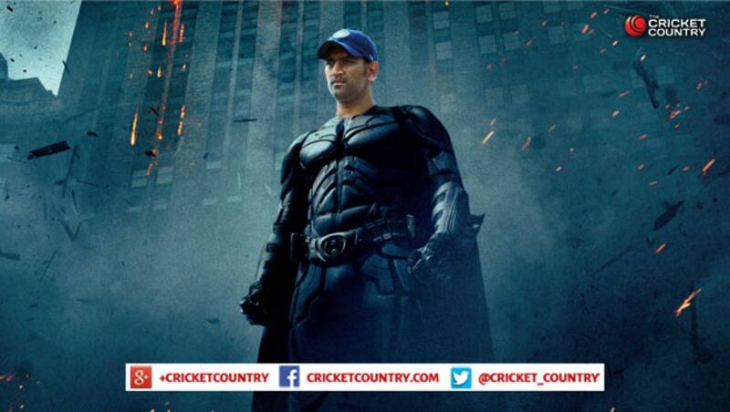 MS Dhoni... The Dark Knight.