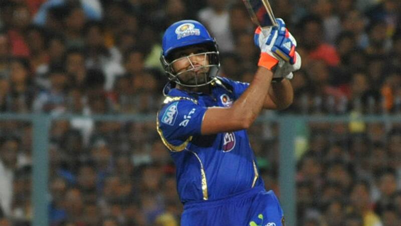 Rohit Sharma (above) was dismissed for 15 by Harshal Patel, after being caught by Mandeep Singh at long on &Acirc;&copy; IANS