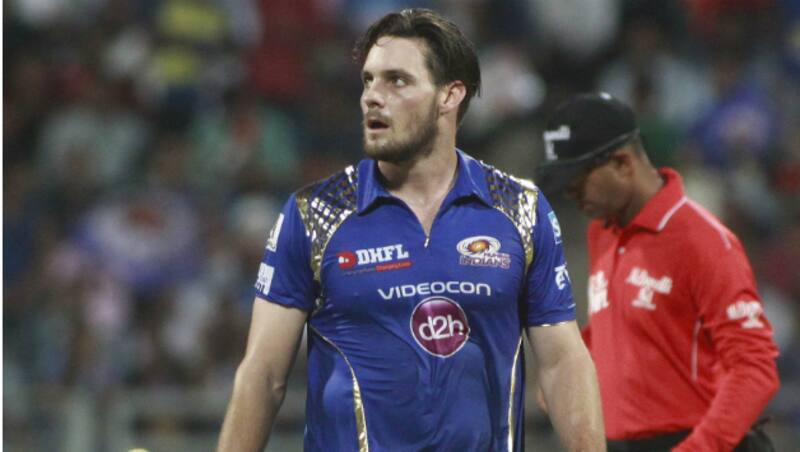 Mitchell McClenaghan has been reprimanded for showing dissent to the umpire &Acirc;&copy; IANS