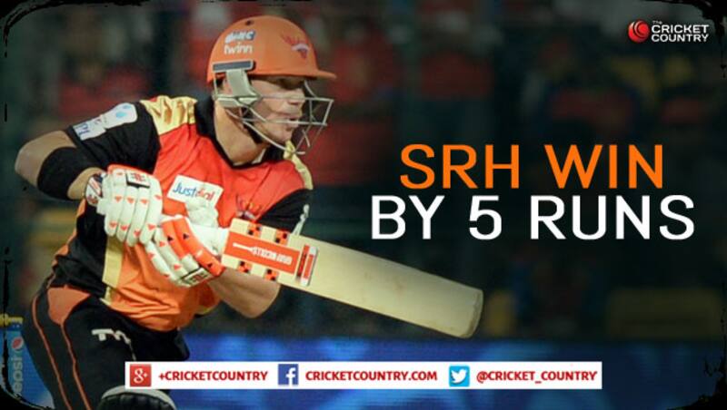 David Warner played a major role in SRH's win with a 52-ball 81 &Acirc;&copy; IANS