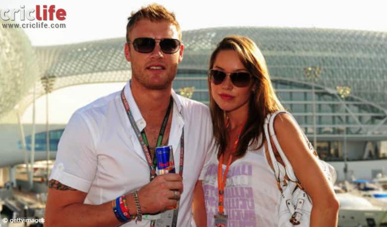 Andrew Fintoff with wife Rachael Wools