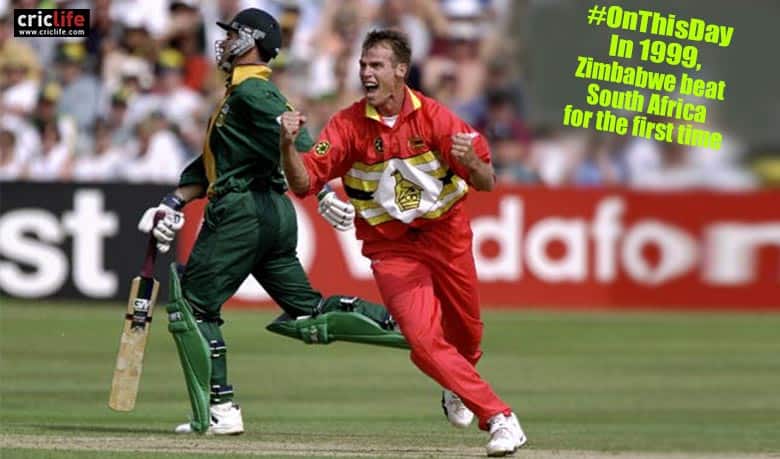 When a Neil Johnson inspired Zimbabwe tamed their dominant neighbours South Africa in World Cup 1999