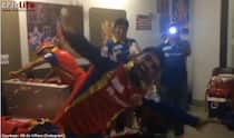 After fireworks with bat, it’s Bhangra time for RCB’s Mandeep Singh and Chris Gayle