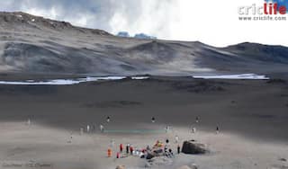 Cricket at the highest point in Africa