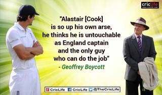 Geoffrey Boycott criticises Alastair Cook’s Captaincy