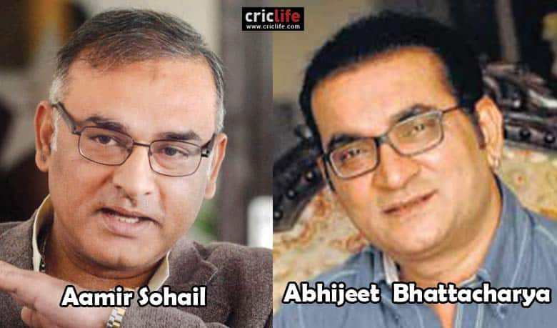 Aamir Sohail and Abhijeet Bhattacharya