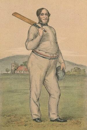 Alfred Mynn’s bulk, as is evident in the image, was quite imposing © Getty Images